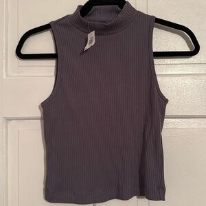 Old Navy High Neck Cropped Sleeveless Tank NWT